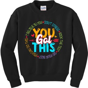 Teacher Testing Day You Got This Exam Kids Sweatshirt