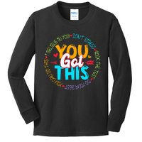 Teacher Testing Day You Got This Exam Kids Long Sleeve Shirt