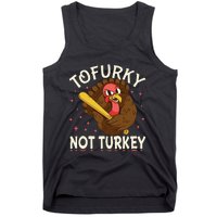 Thanksgiving Turkey Design Tofurky Present Tank Top