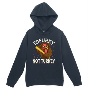 Thanksgiving Turkey Design Tofurky Present Urban Pullover Hoodie