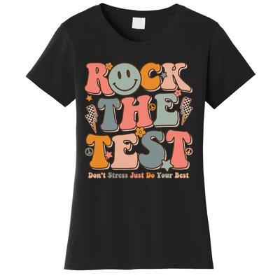 Teachers Test Day Teacher Rock The Test Women's T-Shirt