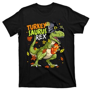 Thanksgiving Turkey Dinosaur Rex Funny Thanksgiving T-Shirt