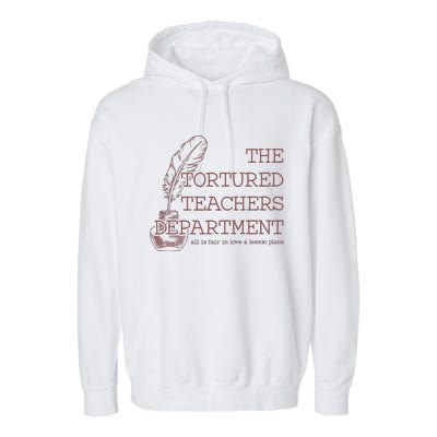 Tortured Teachers Department Garment-Dyed Fleece Hoodie