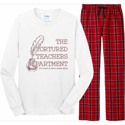 Tortured Teachers Department Long Sleeve Pajama Set