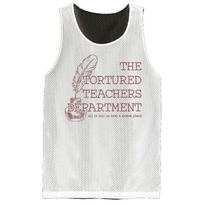 Tortured Teachers Department Mesh Reversible Basketball Jersey Tank