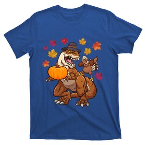 Thanksgiving TRex Dinosaur Gift Dabbing Turkey Gift Cute Gift T-Shirt