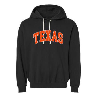 Texas Throwback Design TX Classic Garment-Dyed Fleece Hoodie