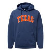 Texas Throwback Design TX Classic Performance Fleece Hoodie