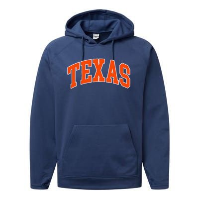 Texas Throwback Design TX Classic Performance Fleece Hoodie