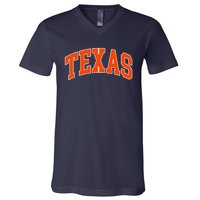 Texas Throwback Design TX Classic V-Neck T-Shirt