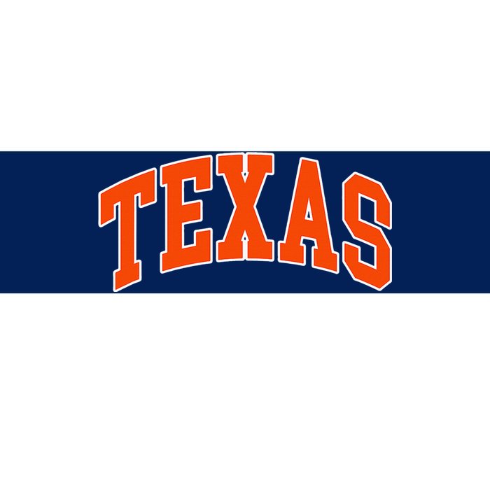 Texas Throwback Design TX Classic Bumper Sticker