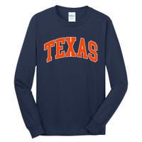 Texas Throwback Design TX Classic Tall Long Sleeve T-Shirt