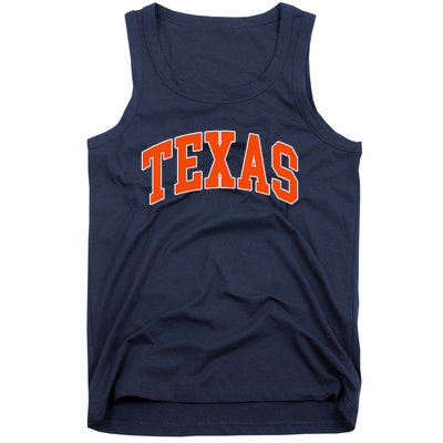 Texas Throwback Design TX Classic Tank Top