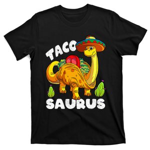 Tacosaurus Taco Dinosaur Funny Dino Cinco De Mayo Mexican T-Shirt