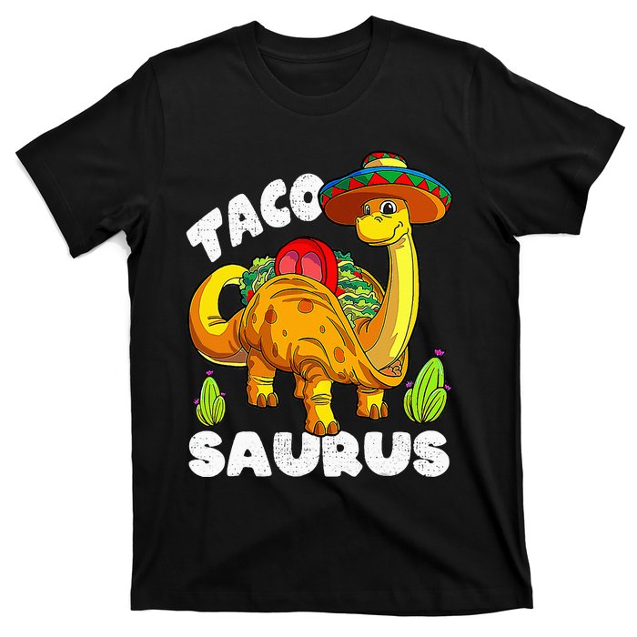 Tacosaurus Taco Dinosaur Funny Dino Cinco De Mayo Mexican T-Shirt