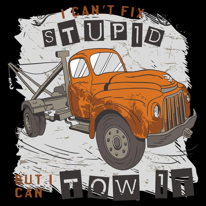 Tow Truck Driver I Can't Fix Stupid But I Can Tow It 16oz Travel Tumbler