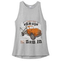 Tow Truck Driver I Can't Fix Stupid But I Can Tow It Ladies PosiCharge Tri-Blend Wicking Tank