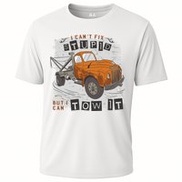 Tow Truck Driver I Can't Fix Stupid But I Can Tow It Cooling Performance Crew T-Shirt