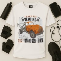 Tow Truck Driver I Can't Fix Stupid But I Can Tow It Cooling Performance Crew T-Shirt
