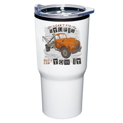 Tow Truck Driver I Can't Fix Stupid But I Can Tow It Tumbler