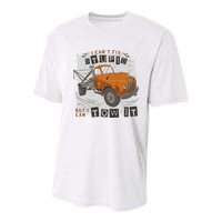 Tow Truck Driver I Can't Fix Stupid But I Can Tow It Youth Performance Sprint T-Shirt