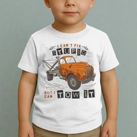 Tow Truck Driver I Can't Fix Stupid But I Can Tow It Toddler T-Shirt