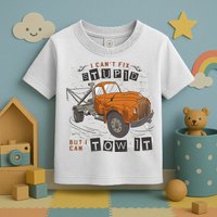 Tow Truck Driver I Can't Fix Stupid But I Can Tow It Toddler T-Shirt