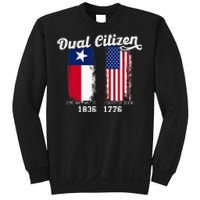 True Texan Dual Citizen Patriot Love Texas And America Sweatshirt