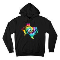 Texas Tie Dye State Map Pride Hippie Vintage Retro Tall Hoodie