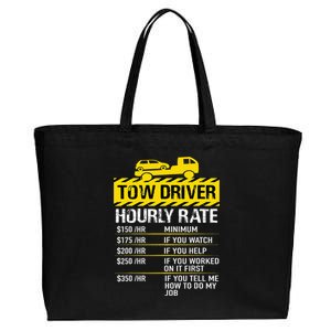 Tow Truck Driver Tow Driver Trucker Hourly Rate Tow Trucker Cotton Canvas Jumbo Tote