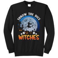 Throw The Dice Witches Bunco Party Funny Halloween Costume Sweatshirt