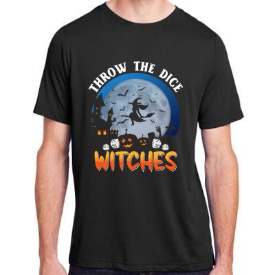 Throw The Dice Witches Bunco Party Funny Halloween Costume Adult ChromaSoft Performance T-Shirt