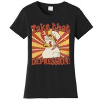 Take That Depression Duck Lucifer Duck Retro Vintage Women's T-Shirt