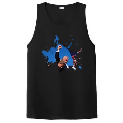 Triumphant Trump Defend Democracy Political PosiCharge Competitor Tank