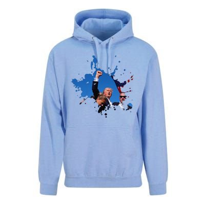 Triumphant Trump Defend Democracy Political Unisex Surf Hoodie