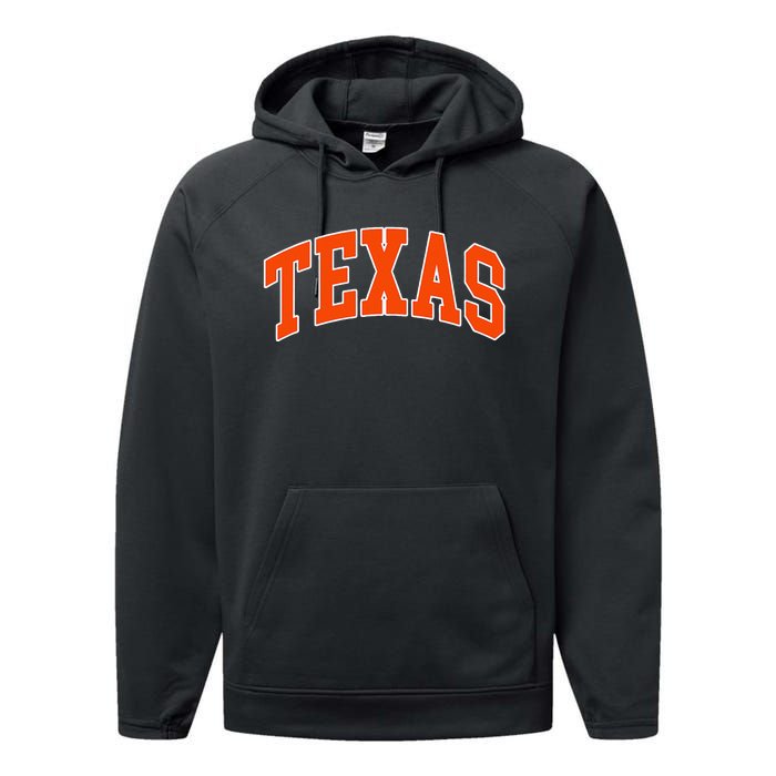 Texas Throwback Design TX Classic Performance Fleece Hoodie