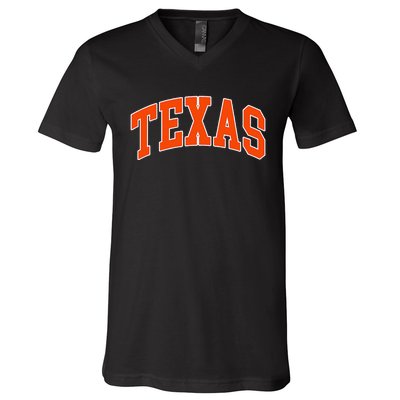 Texas Throwback Design TX Classic V-Neck T-Shirt