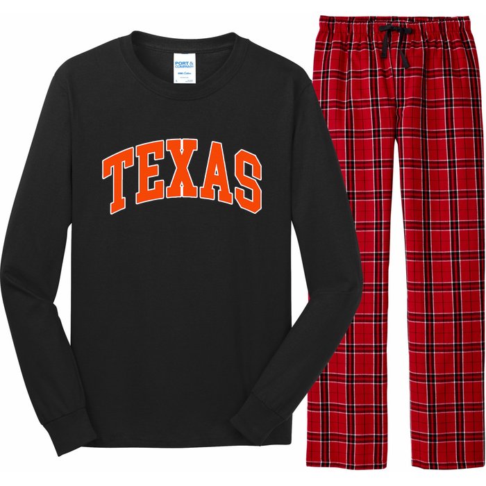 Texas Throwback Design TX Classic Long Sleeve Pajama Set