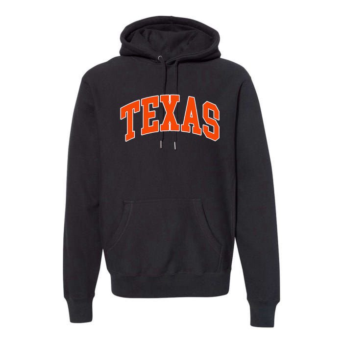 Texas Throwback Design TX Classic Premium Hoodie