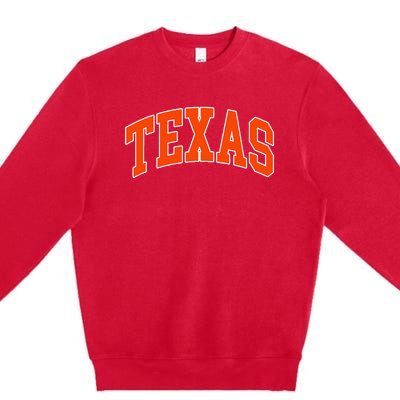 Texas Throwback Design TX Classic Premium Crewneck Sweatshirt