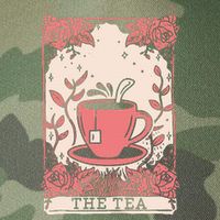 The Tea Drinker Tarot Card Reading Occult Legacy Tie Dye Trucker Hat