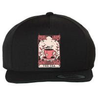 The Tea Drinker Tarot Card Reading Occult Wool Snapback Cap