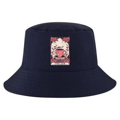 The Tea Drinker Tarot Card Reading Occult Cool Comfort Performance Bucket Hat
