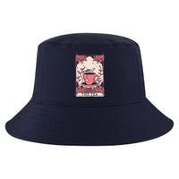 The Tea Drinker Tarot Card Reading Occult Cool Comfort Performance Bucket Hat