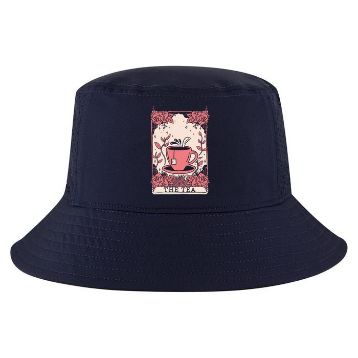 The Tea Drinker Tarot Card Reading Occult Cool Comfort Performance Bucket Hat