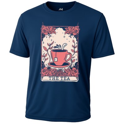 The Tea Drinker Tarot Card Reading Occult Performance Shirt