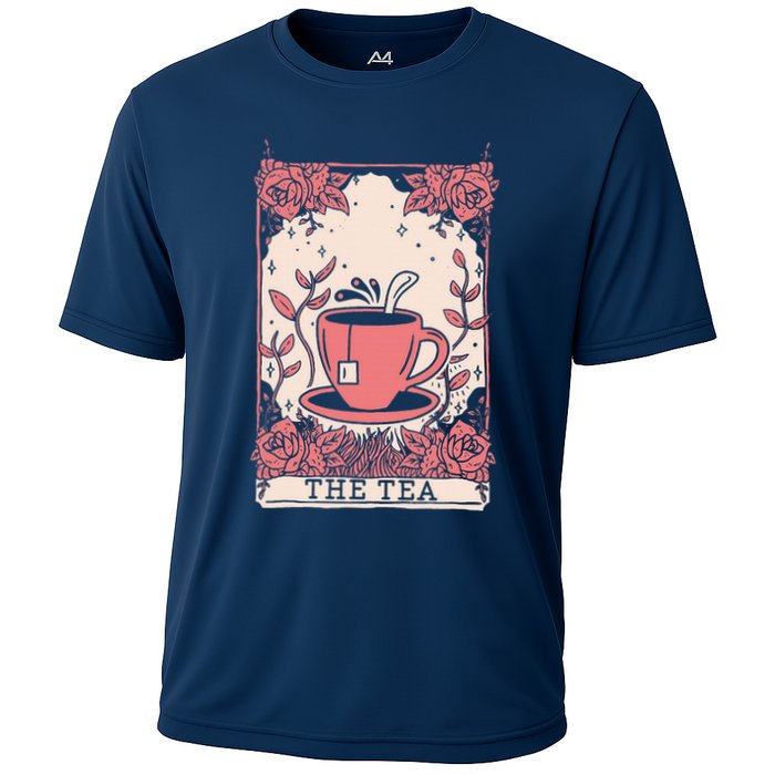 The Tea Drinker Tarot Card Reading Occult Performance Shirt