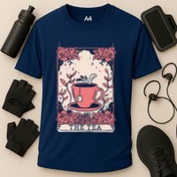 The Tea Drinker Tarot Card Reading Occult Performance Shirt