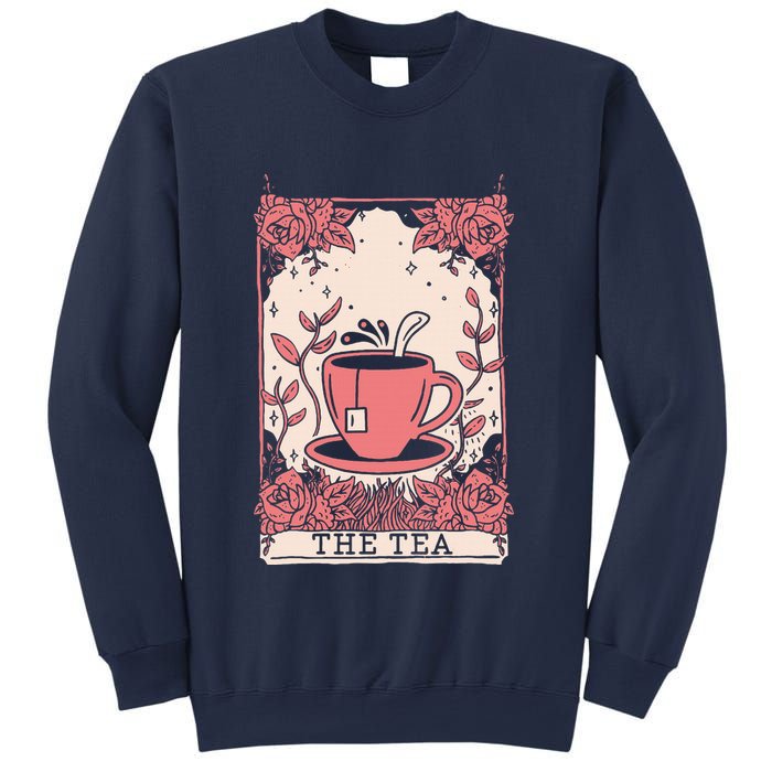 The Tea Drinker Tarot Card Reading Occult Sweatshirt