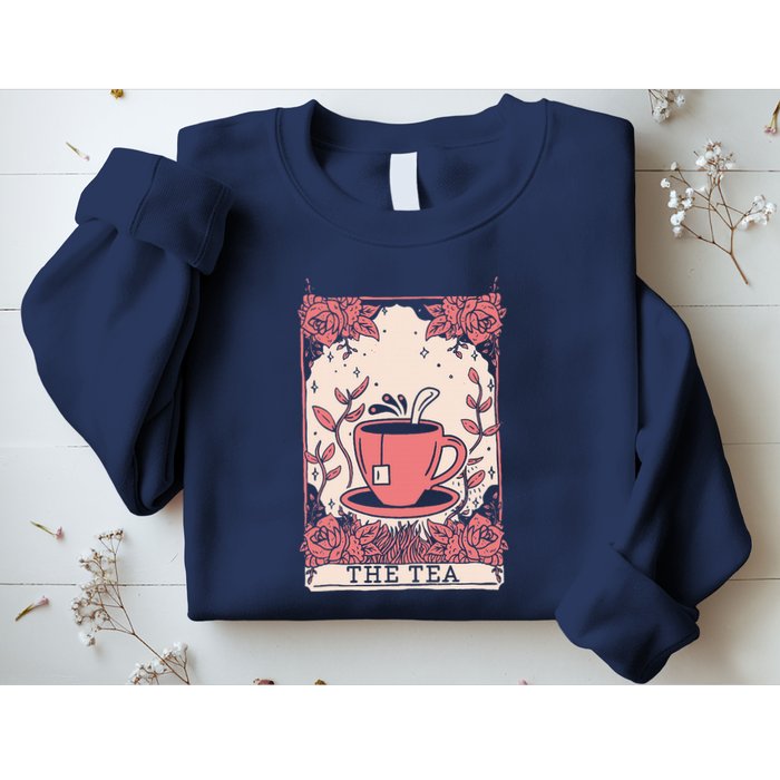 The Tea Drinker Tarot Card Reading Occult Sweatshirt